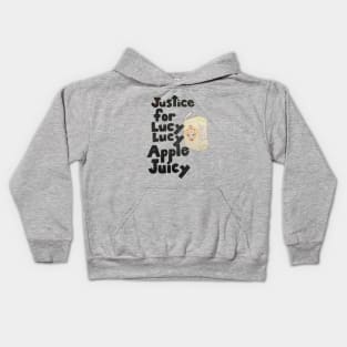 Justice For Lucy Lucy Apple Juicy Kids Hoodie